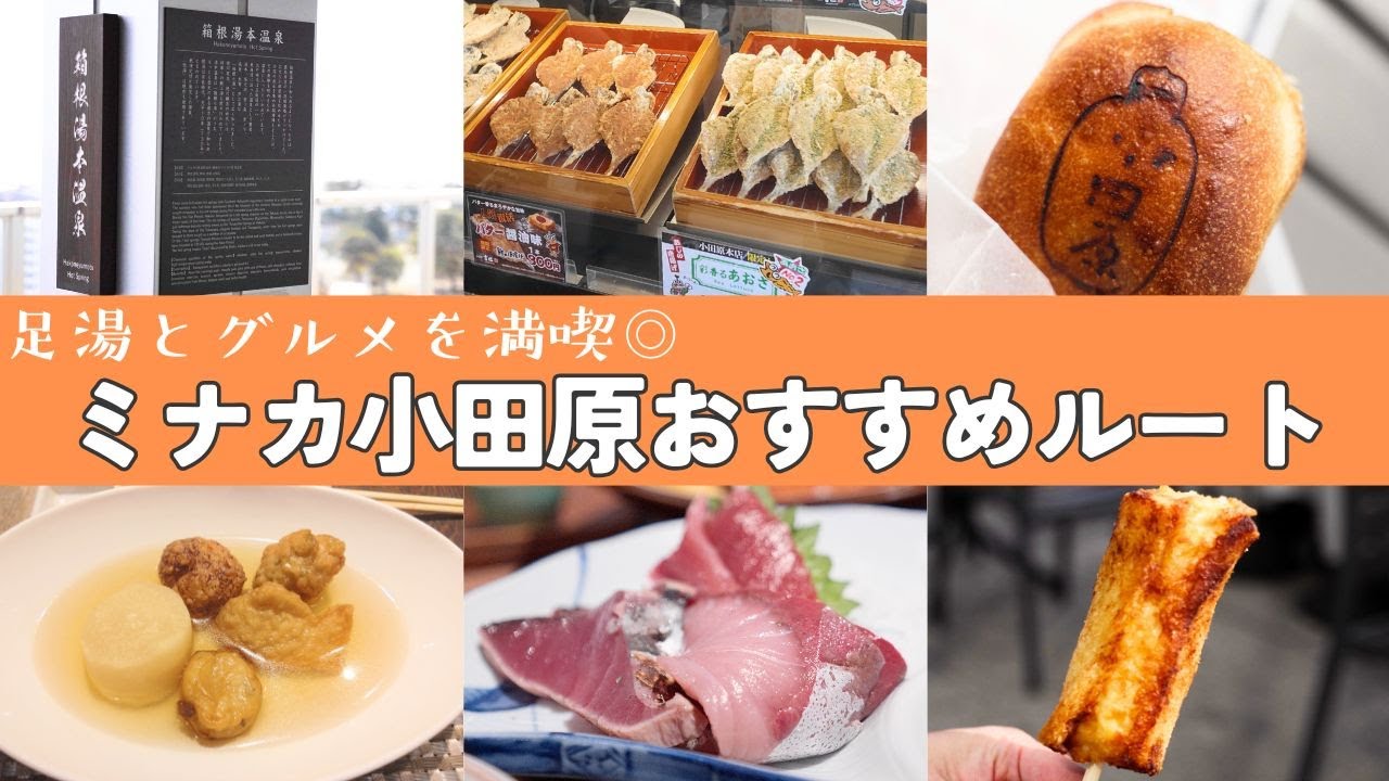 【神奈川/小田原】小田原駅直結！「ミナカ小田原」で楽しむ、食べ歩き＆足湯の癒し旅