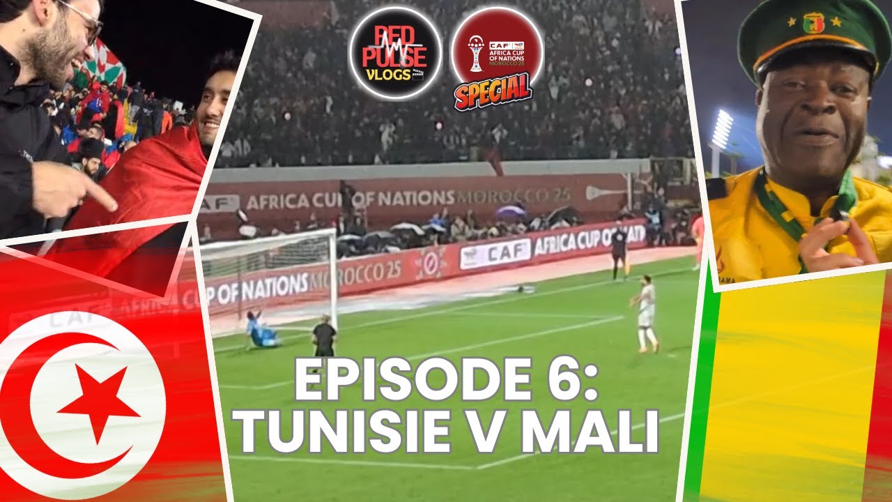 VLOG TUNISIA 1-1 MALI (PEN 2 - 3) ...برشا حزن و موديبو كيتا
