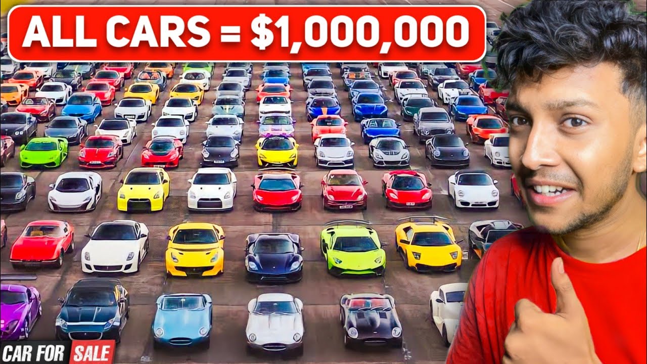 ALL CARS = $100,000,000 🤑 SELLING MY ALL RARE CARS - Car for Sale | Techno Gamerz EP 54