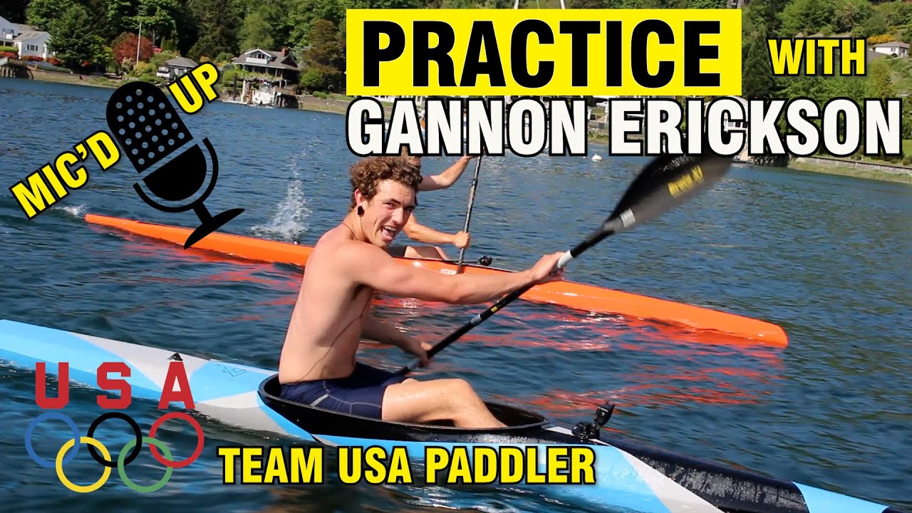Practice with a Paddler- Gannon Erickson (Gig Harbor, WA) [Gig Harbor Canoe Kayak Race Team]