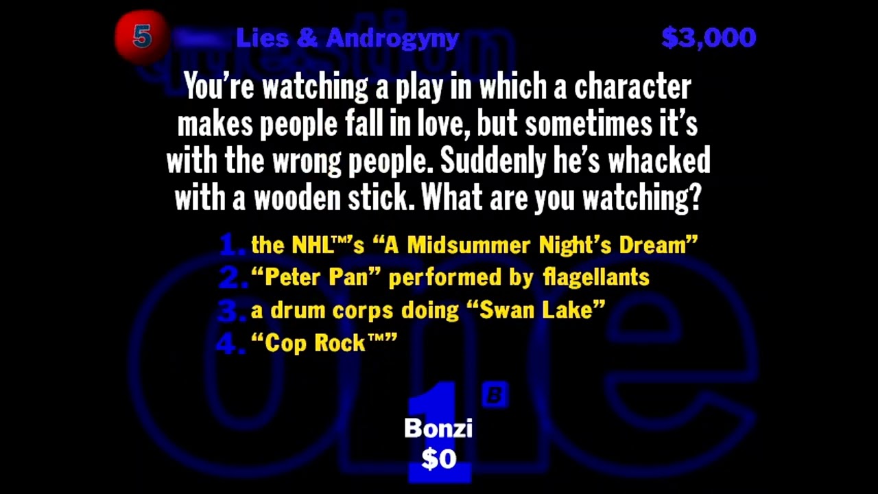 YDKJ Tabletop - Code 14143 / Question 203 - The S Descriptor, Lies, and Androgyny (Volume 2)
