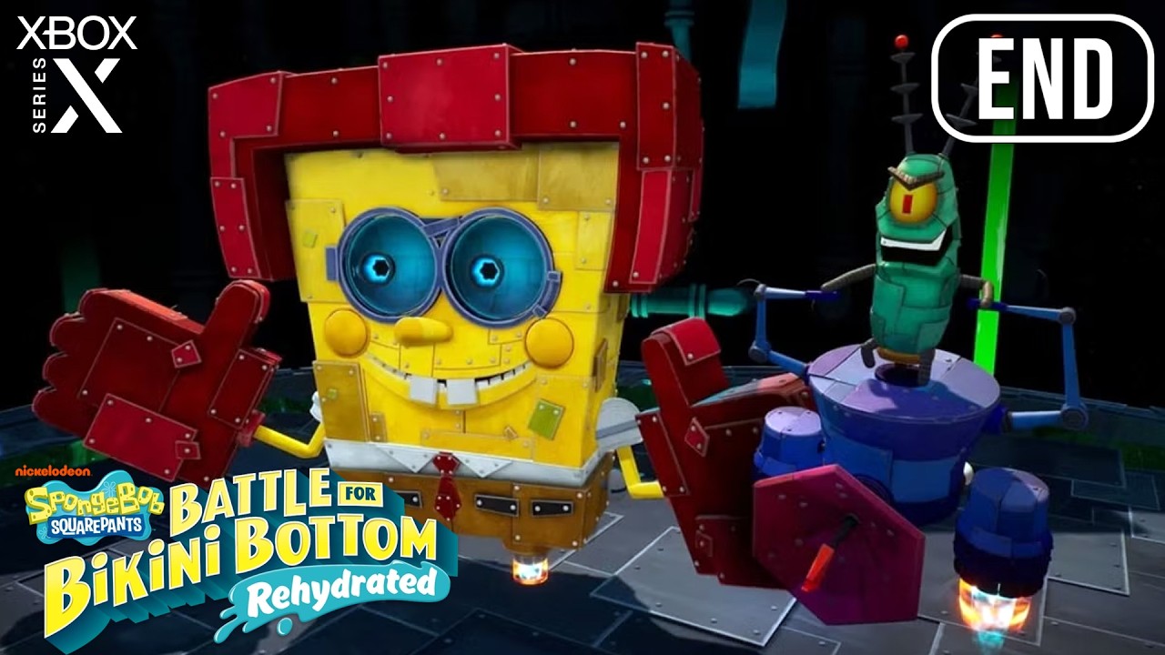 SpongeBob SquarePants: Bikini Bottom - Rehydrated Gameplay END [XBOX Series X] - No Commentary