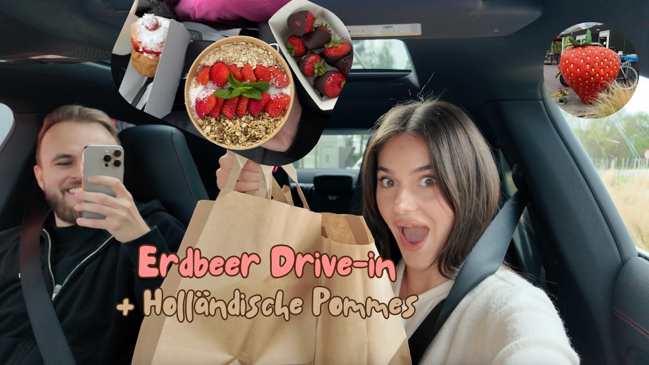 Krasser Foodspot: Erdbeer Drive-In 🍓 in Holland testen, holländische Pommes und mehr