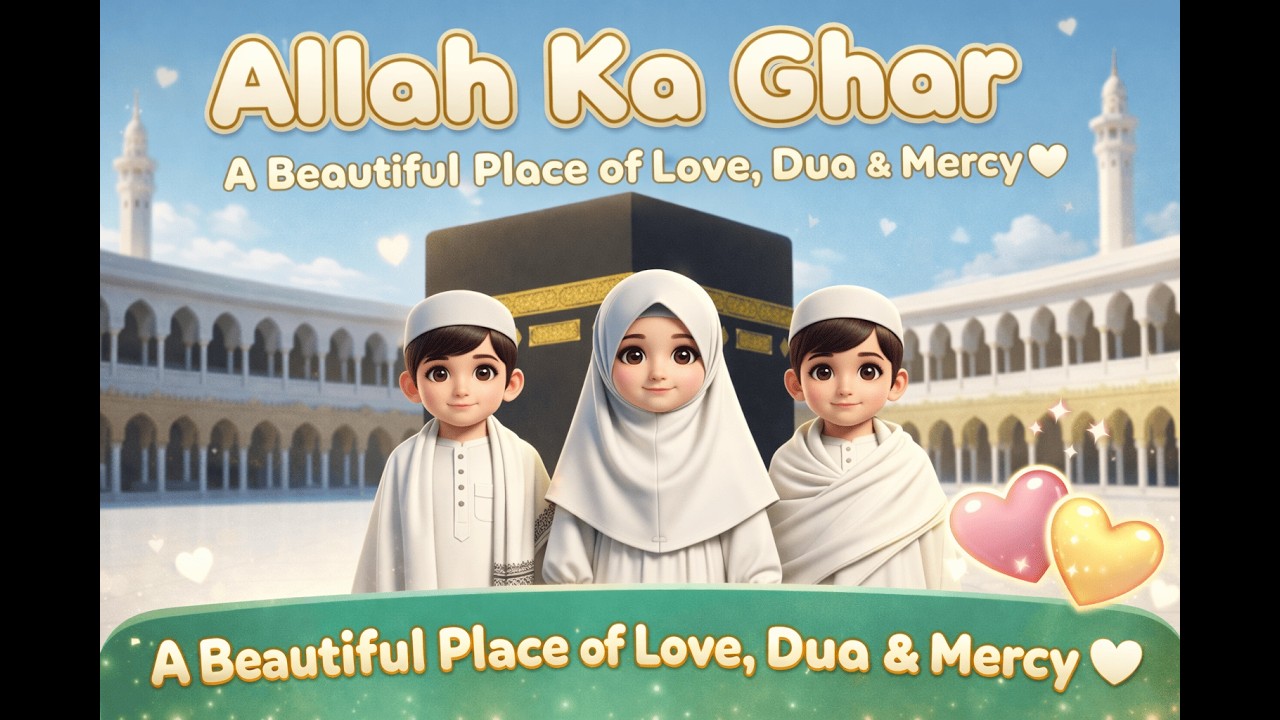 Allah Ka Ghar 🕋  A Beautiful Place of Love, Dua & Mercy 🤍