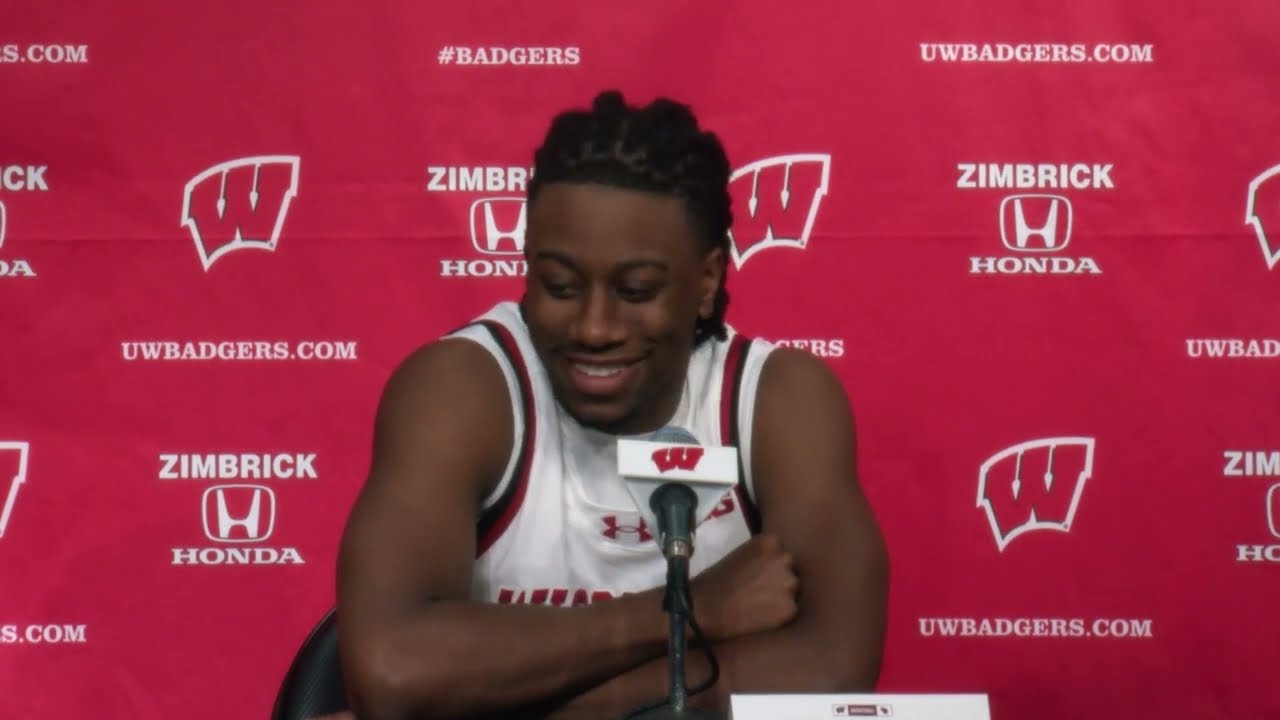 Postgame Media Conference vs Nebraska || Wisconsin Basketball || Jan. 26, 2025