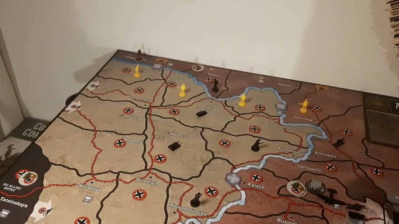 Axis and Allies Stalingrad Another Go! THE END Summary Game turns 12&13