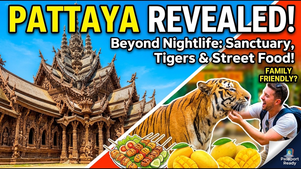 Pattaya Thailand! 🏖️ Family-Friendly Attractions, Street Food & Hidden Gems | Passport Ready