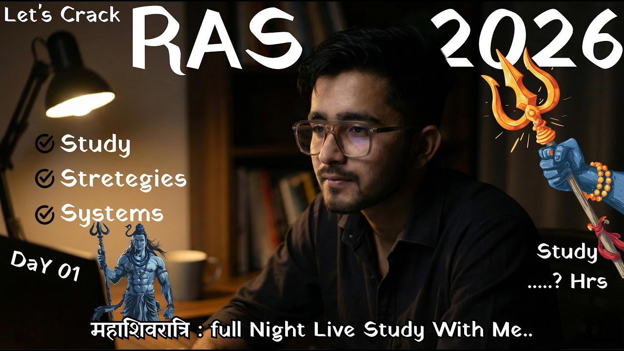 Trial_RAS 2026_Live Study With Me | Track Your Life_Productive System & Setup With #xiomi #poco #HP