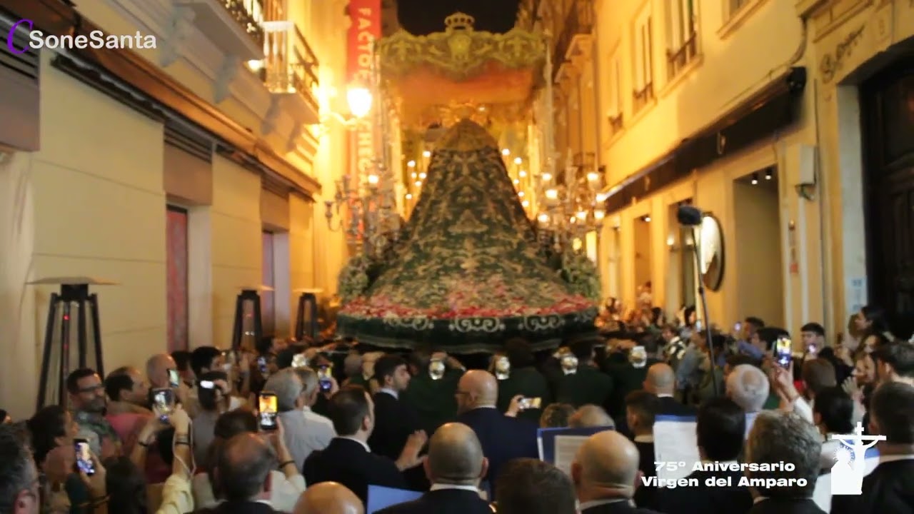 75º ANIVERSARIO, VIRGEN DEL AMPARO. Salida Extraordinaria 2022.Calle Echegaray. (Coro)