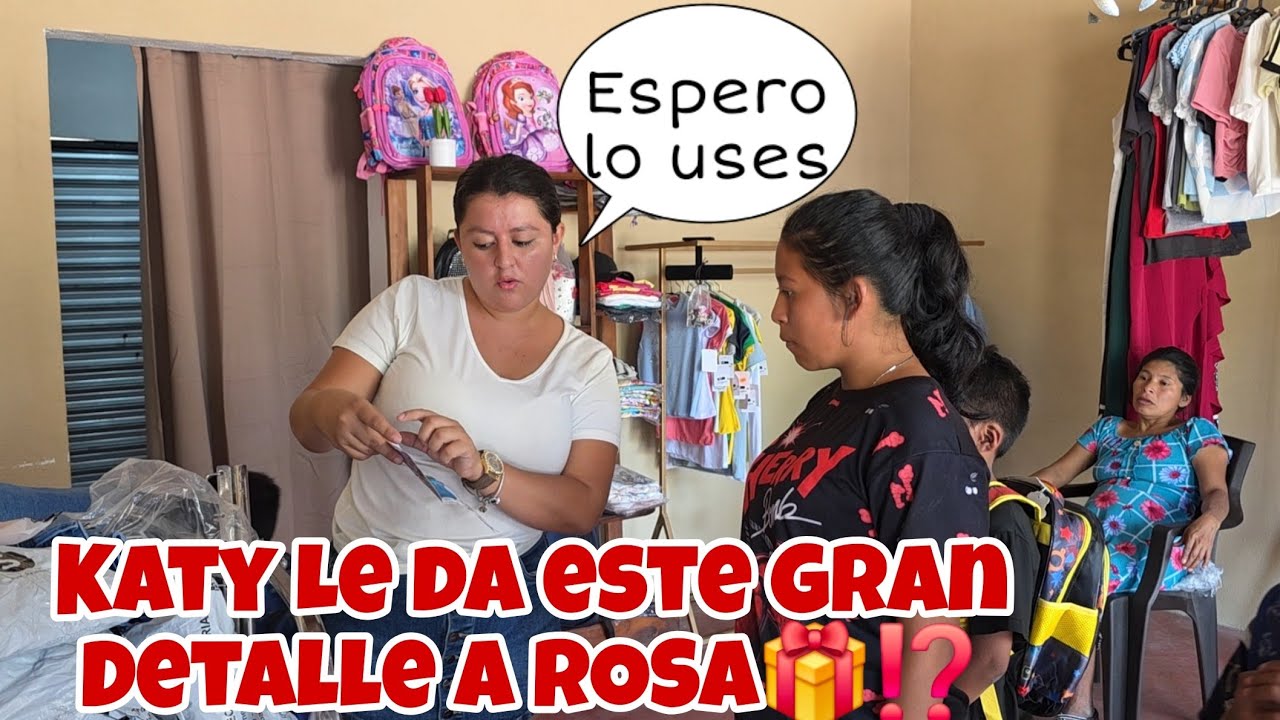 WOW KATY Le entrega Un Gran Detalle a ROSA en su Local😱No Creerás Para que Lo USARA⁉️