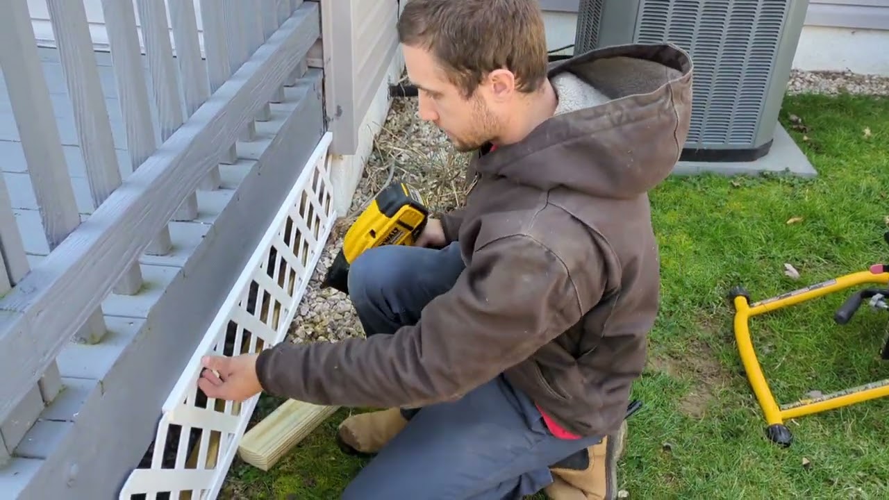 SIMPLE Deck Lattice Install