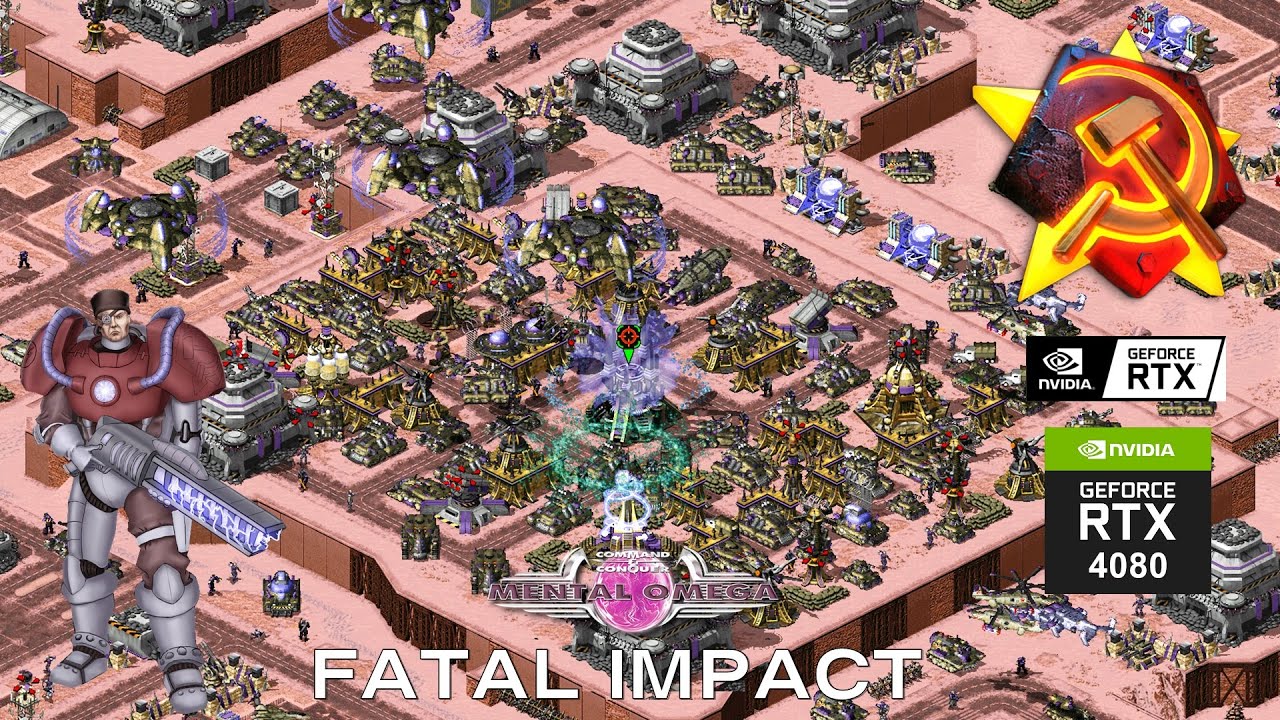 Red Alert 2 | Mental Omega 3.3.6 - Soviet Mission 23 - Fatal Impact - RTX 4080
