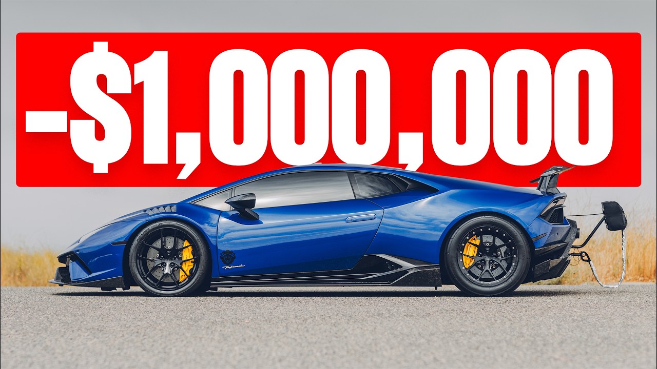 Модификация Huracan с двойным турбонаддувом стоимостью 1 миллион долларов (2500 л.с.)