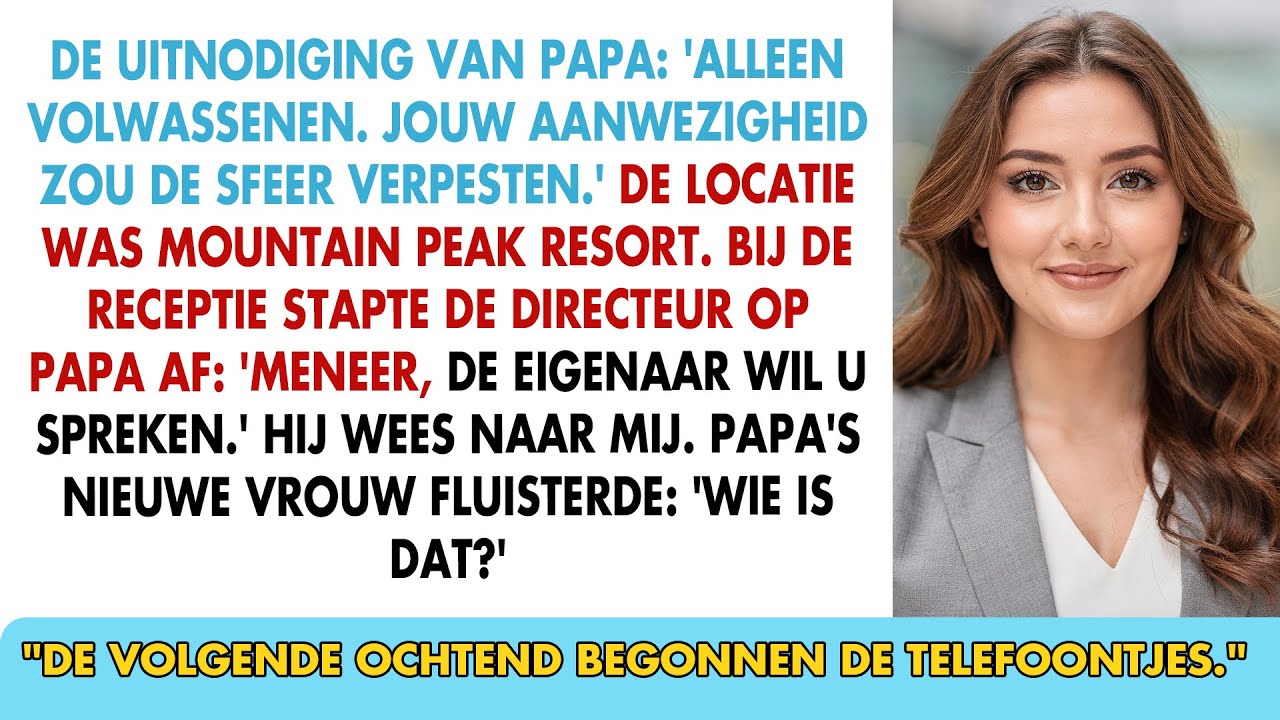 Pa zei 'Kom niet op bruiloft' - Toen noemde de beveiliging mij 'Eigenaar'