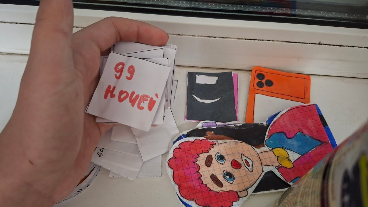 99 ночей❤️🫎❤️ распаковка бумажных сюрпризов 🐶🐱