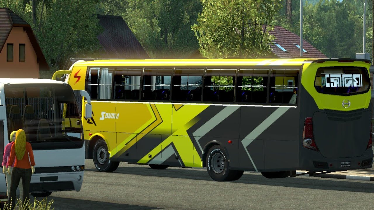 SOUDIA🔥| Ets2: Rought req: Barishal to Dhaka |green map bd🚌