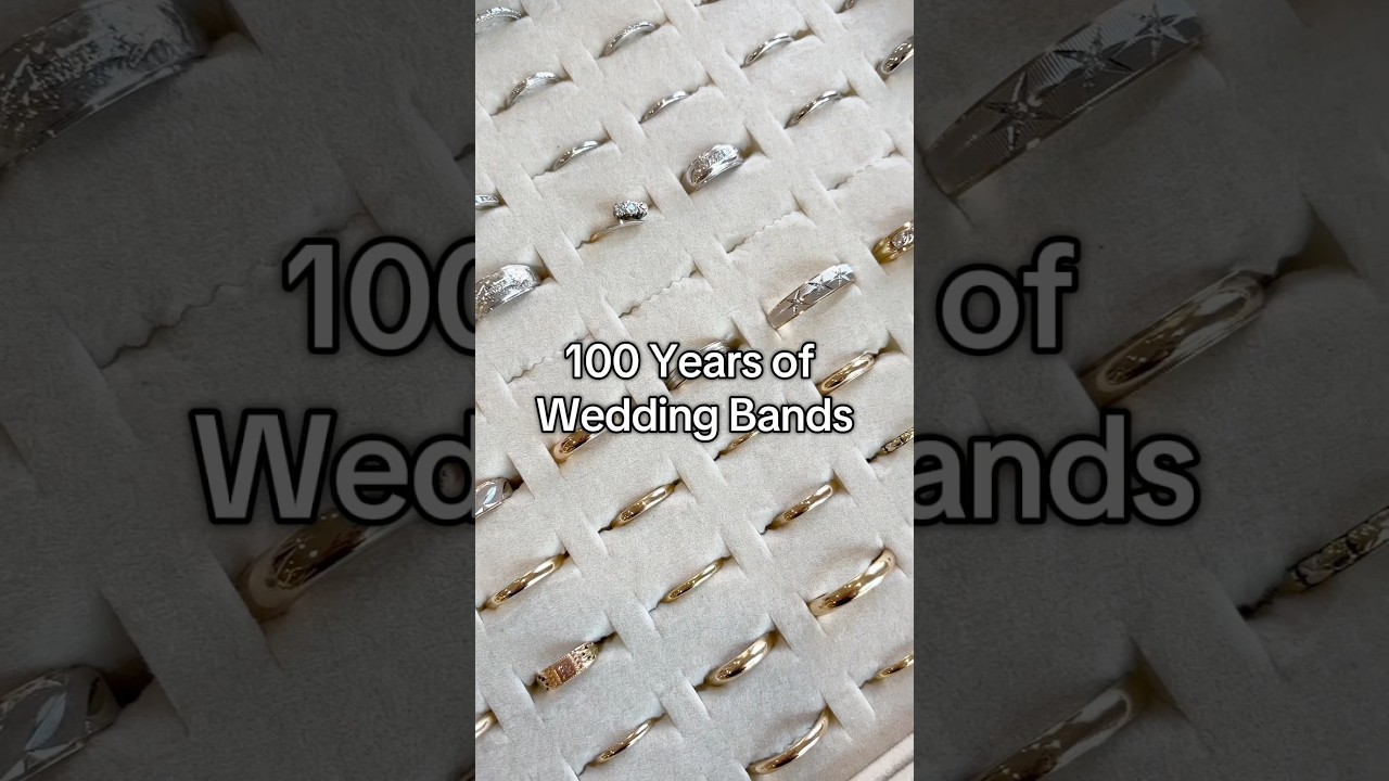 A century of vintage wedding bands to choose from! #mjvjewelry #vintagejewelry