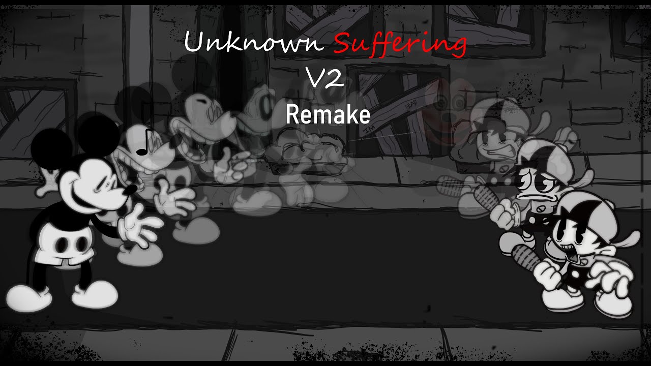 Friday Night Funkin - Unknown Suffering V2 -My own Version QwQ- (Wednesday Infedelity)