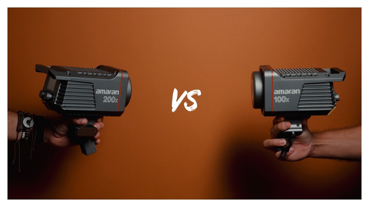 The Difference Between 100W vs 200W Continous Light!