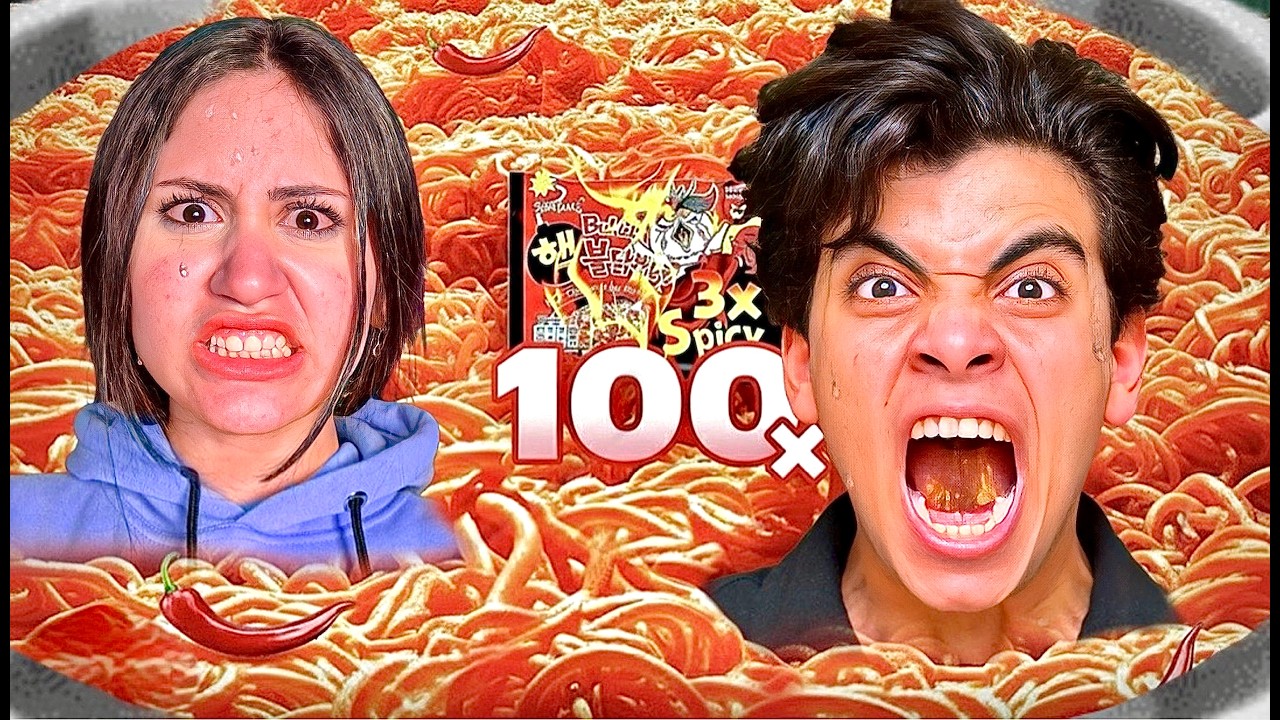 تحدي صنع اكبر صحن اندومي في العالم !! 🍝( نهايه صادمه ) 💔😭