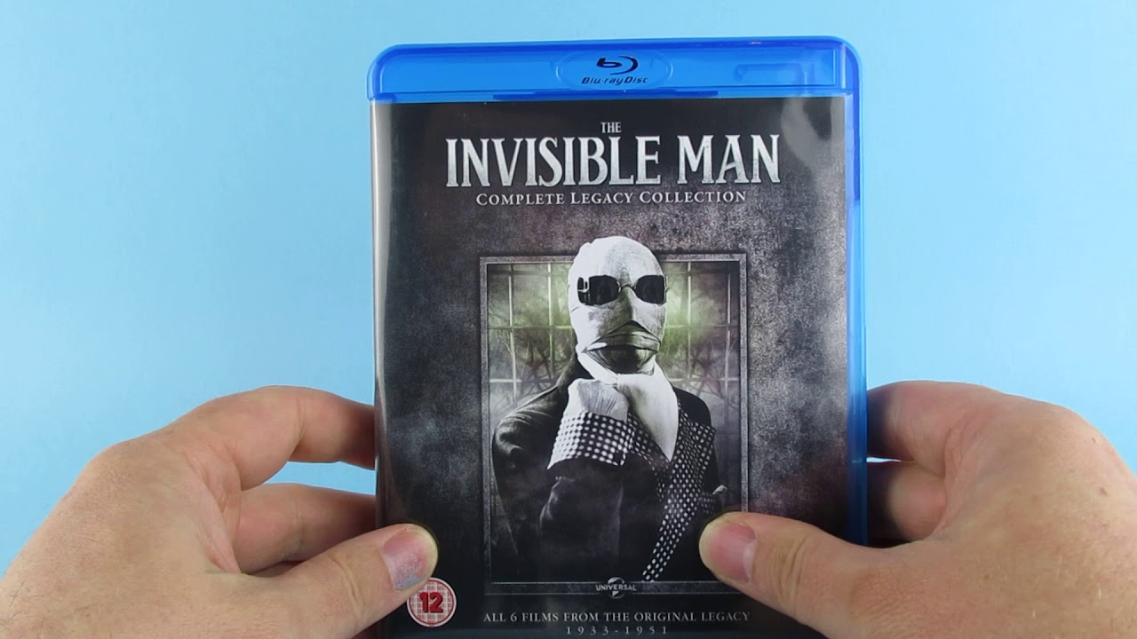 invisible man : complete legacy blu ray collection  unboxing /review