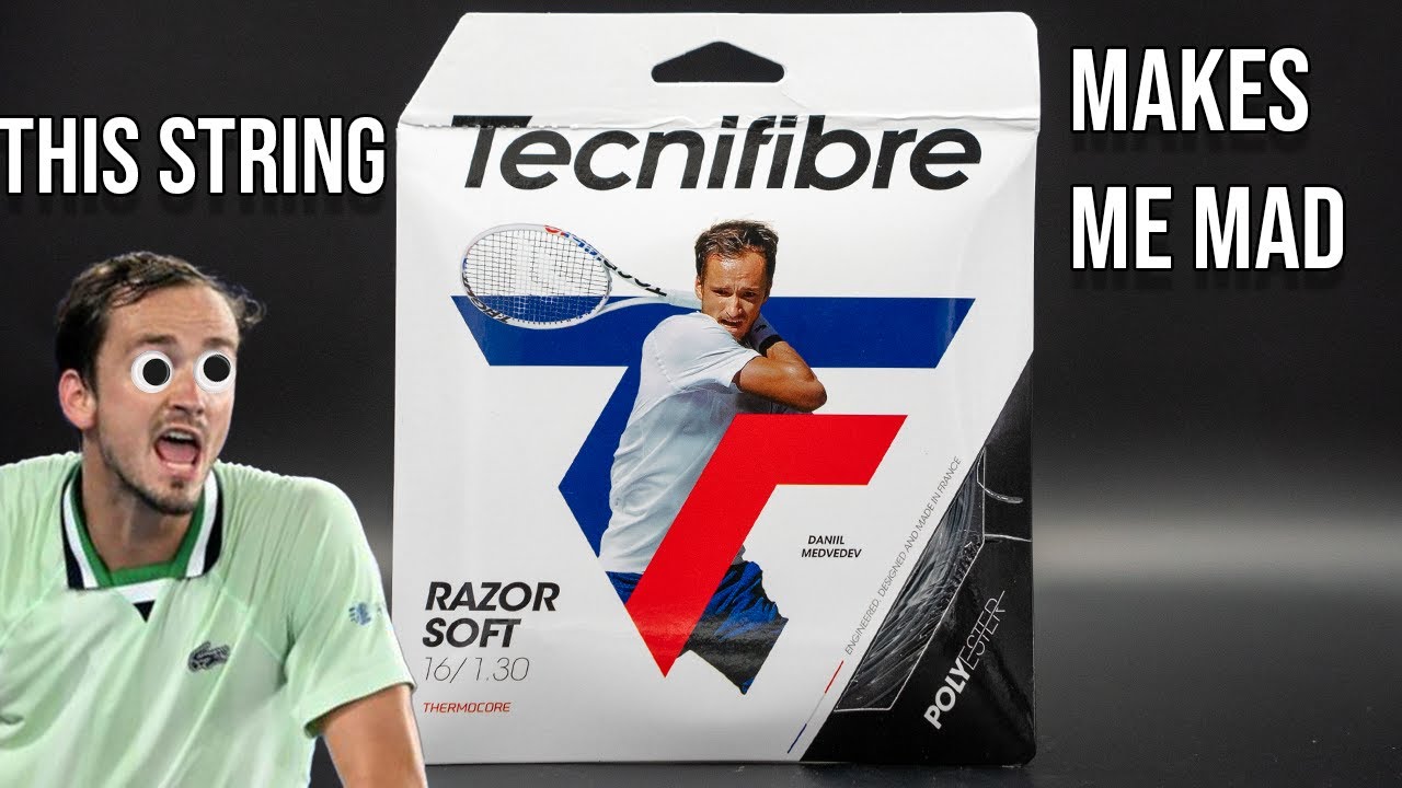 this string is particularly triggering | Tecnifibre Razor Soft Tennis String Review