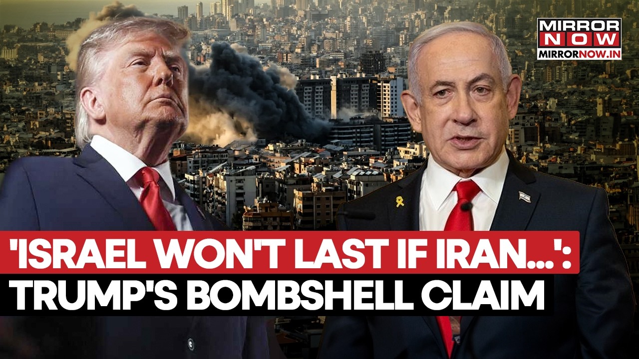 'Israel Won't Last If Iran'..: Trump Drop's Big Bombshell After Deal, Fumes At Netanyahu Over Beirut