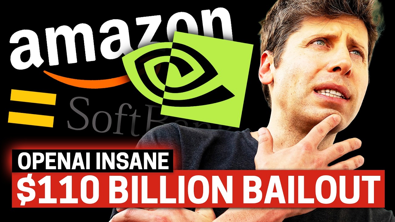 OpenAI Gets $110 BILLION Bailout... Anthropic Goes to War
