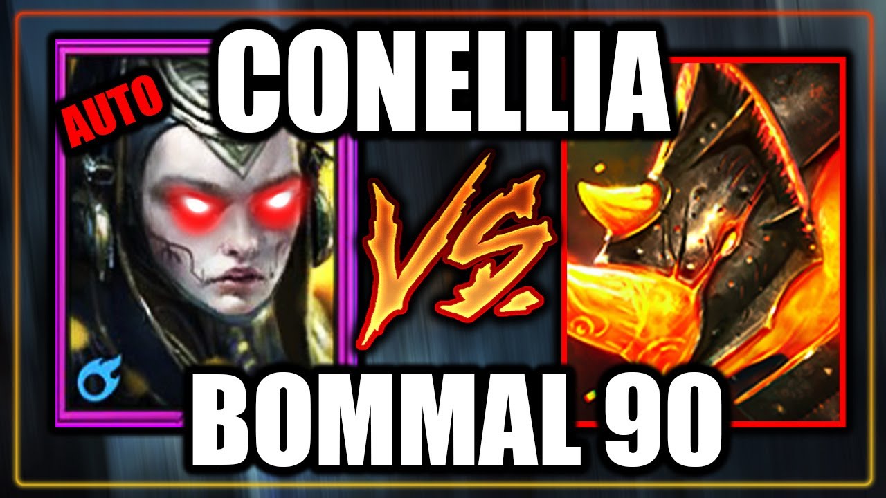 🔥 CONELLIA VS BOMMAL 90 SOLO ! HARD DOOM TOWER 🔥 WE DID IT !!! | Raid Shadow legends