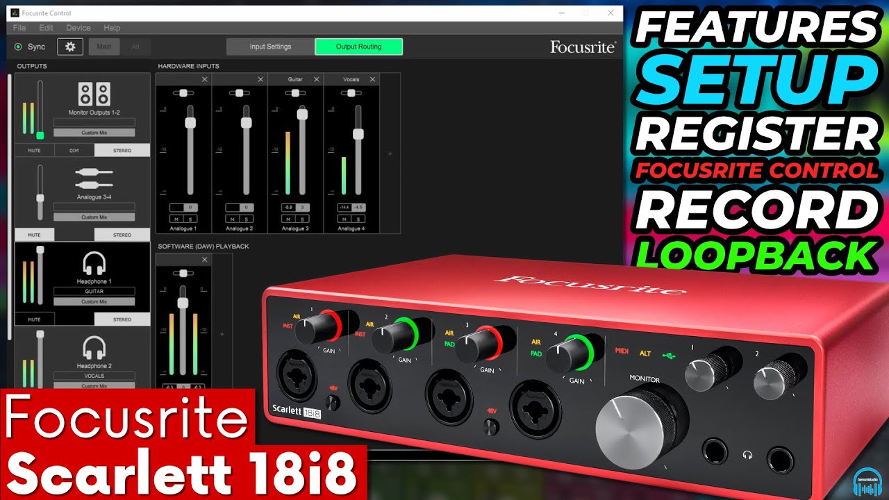 Focusrite Scarlett 18i8 Gen3 — ВСЁ, ЧТО ВЫ ХОТИТЕ ЗНАТЬ