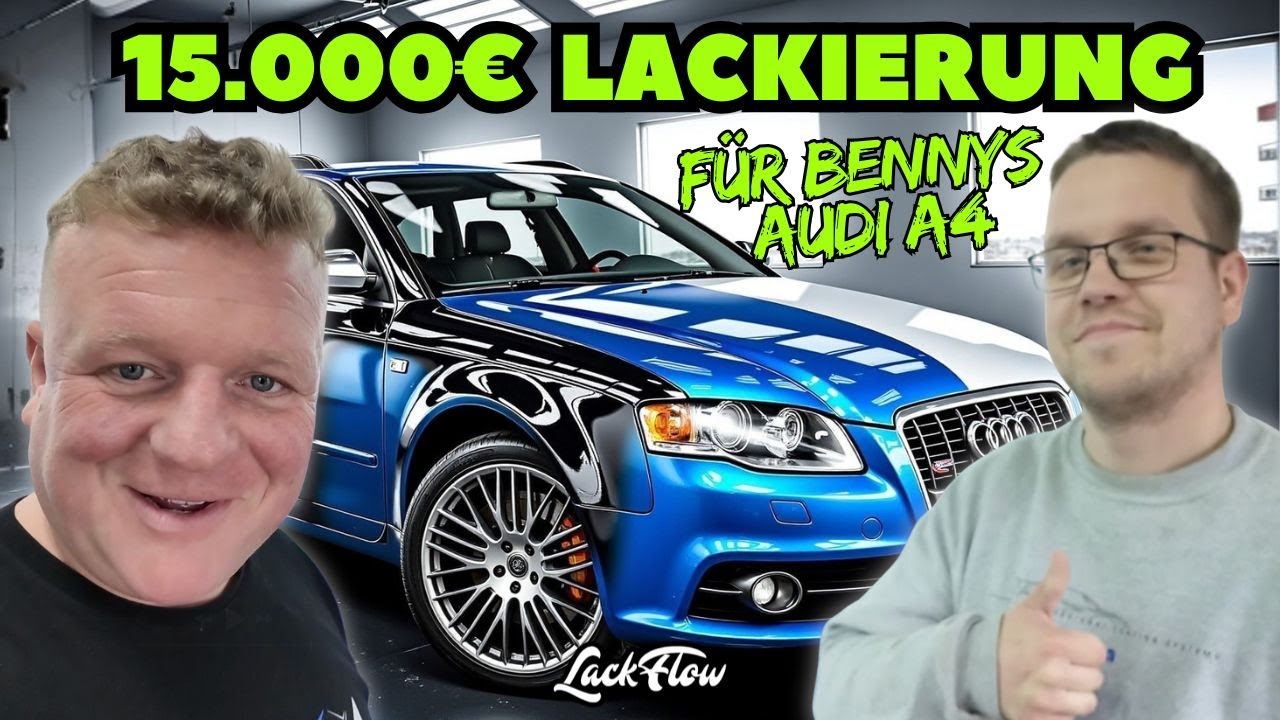 Vom Alltagskombi zum Showcar! Bennys Audi A4 bekommt Sonderlackierung!