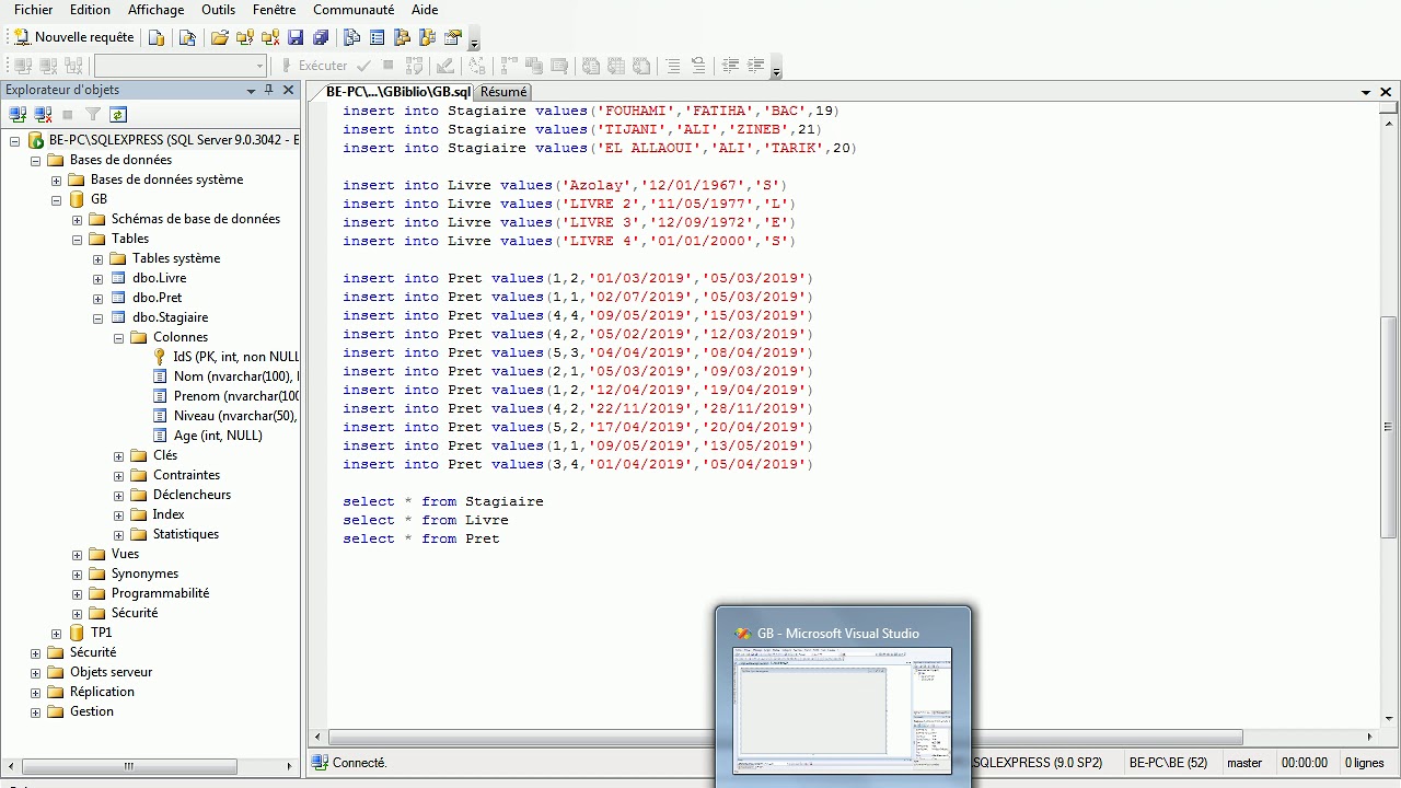 31 Application de Gestion Bibliothèque Part2