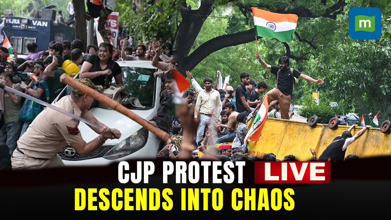 🔴Delhi Protest LIVE | CJP Protest Turns Violent | Police Clash With Protesters | Jantar Mantar LIVE