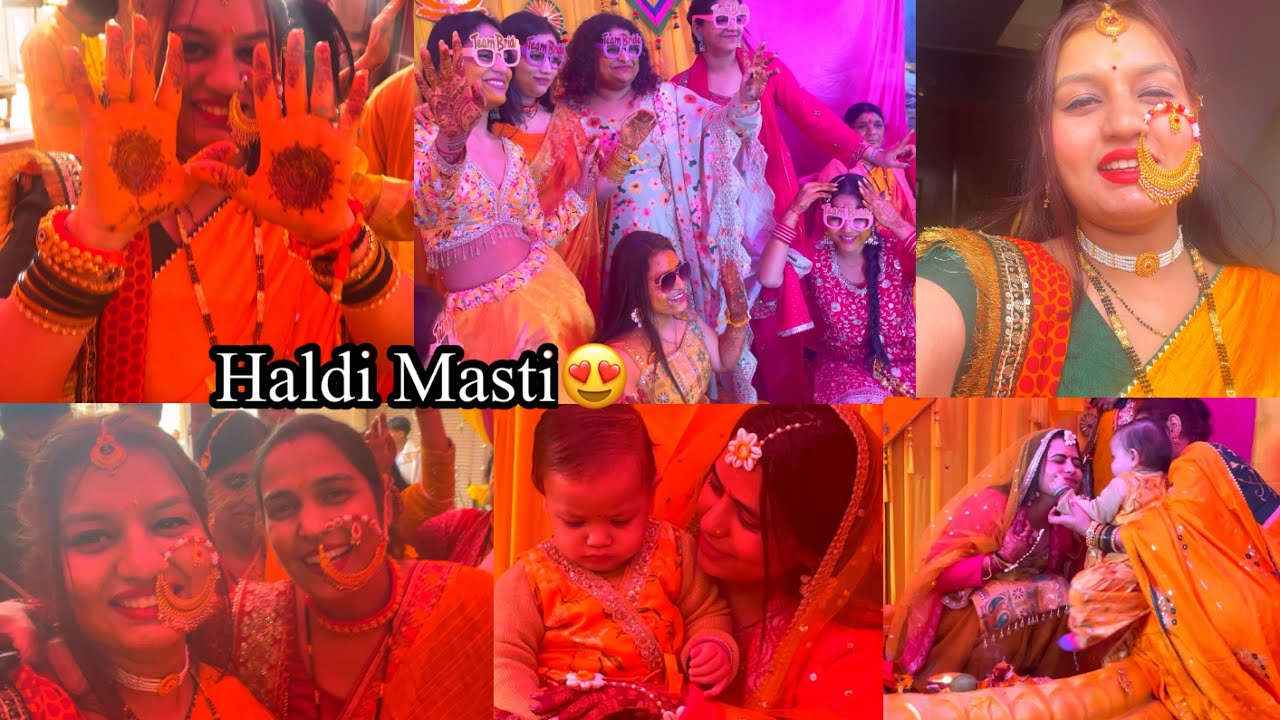 Hum Garhwaliyo Ki Haldi Ka Koi Jawab Nahi🔥Aur Dance To Puccho Hi Mat🤣ll Saasbahuvlog ll Foodie Gd ll