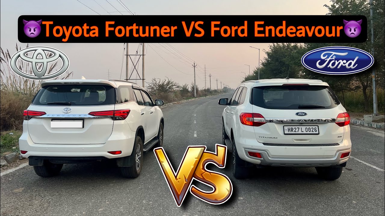 Toyota Fortuner VS Ford Endeavour Drag Race🔥| Ye Umeed nahi thi😎   #fortuner #endeavour #dragrace