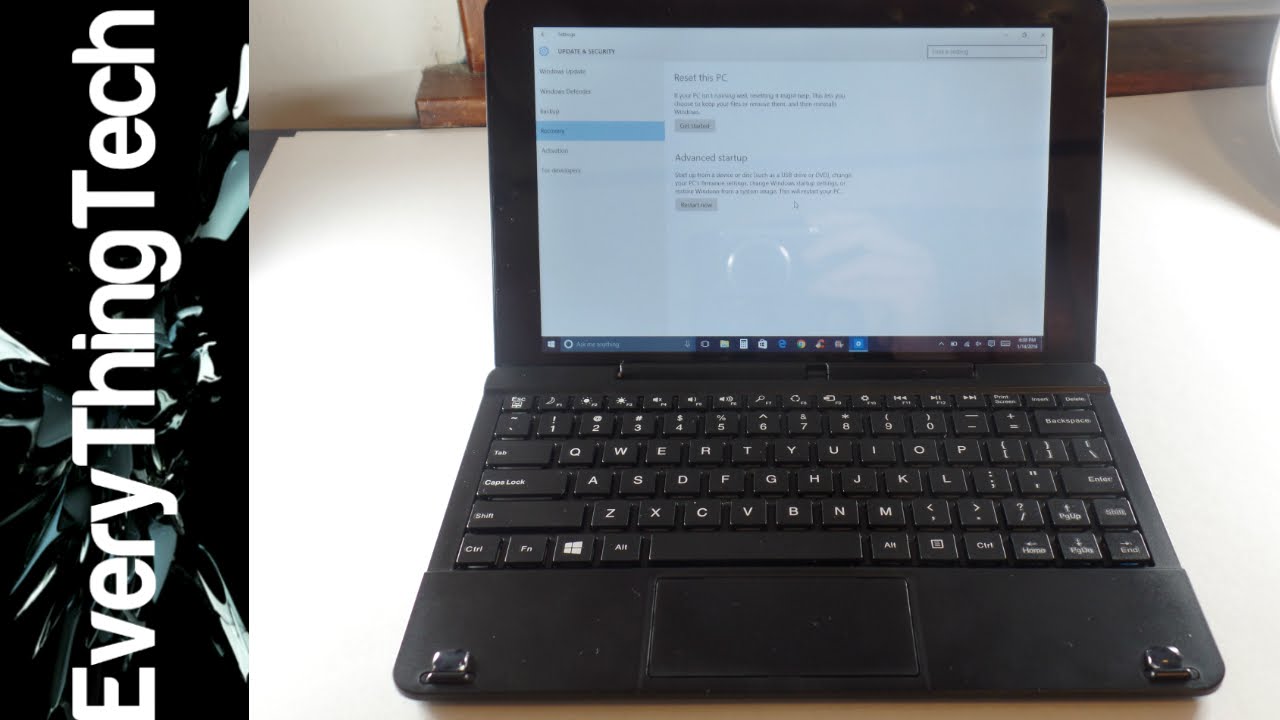 How to Reset RCA Cambio 10.1?