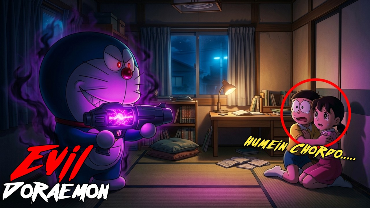 Evil Doraemon Attack : Haunted Doraemon Episode 1 [ Fanmade ] Hindi Explanation