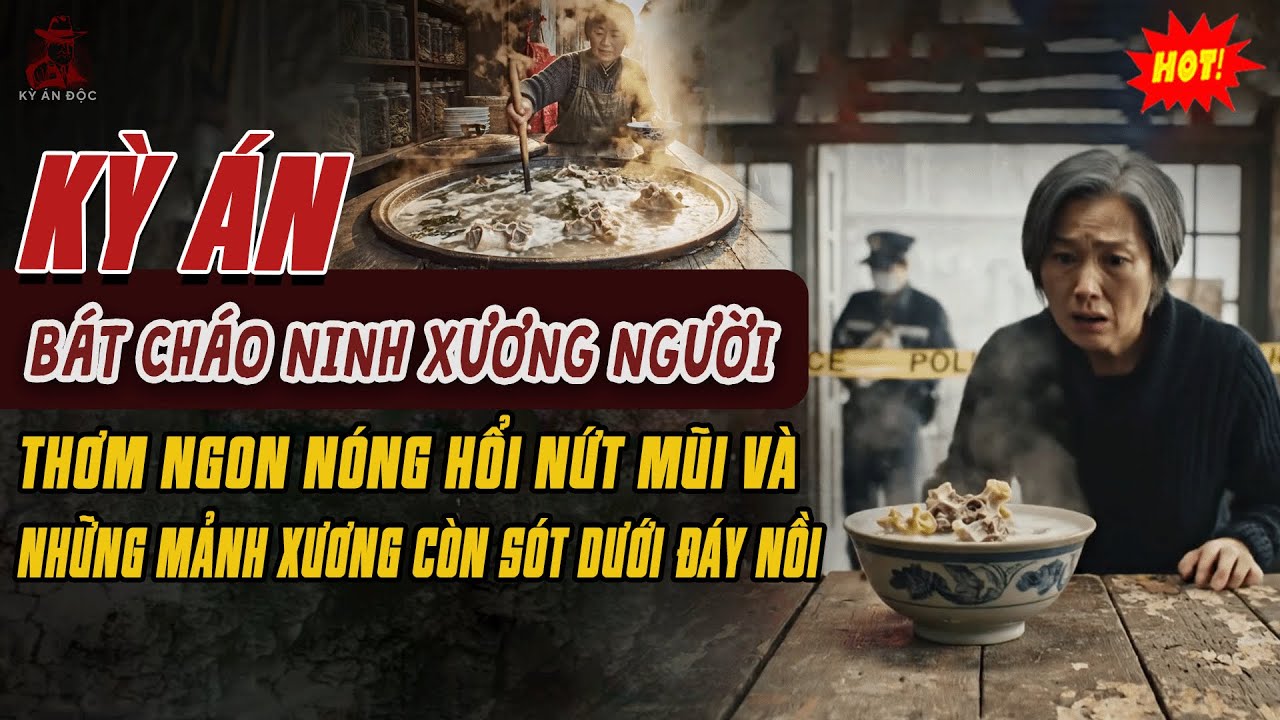 🚨Kỳ Án Trung Quốc: Bát Cháo Thơm Nức Mũi Và Những MẢNH XƯƠNG NGƯỜI DƯỚI ĐÁY NỒI Của Bà Chủ Quán