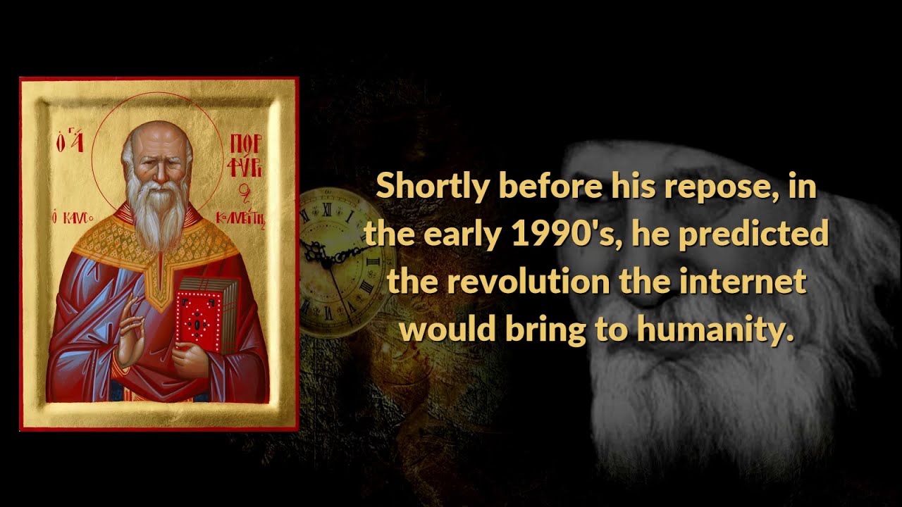 Saint Porphyrios of Kavsokalyva, the Patron of Science and Technology