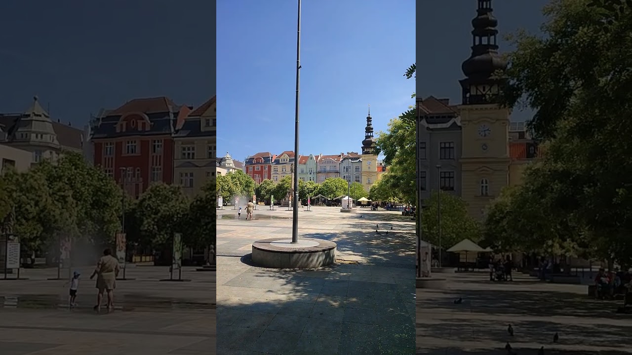 Ostrava City - Main Market Square - Czech Republic