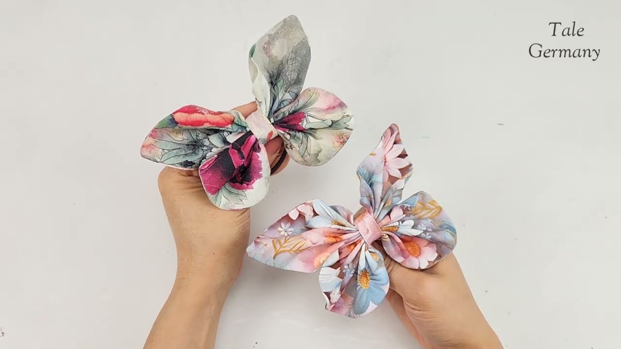Easy scrunchie sewing from scrap fabric | Gifts idea 