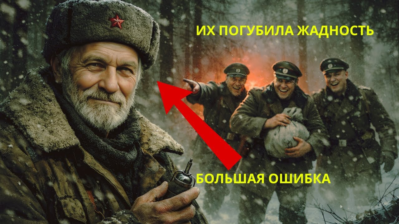 Жадность погубила их всех | Советский дед уничтожил немецких офицеров | Реальная военная история