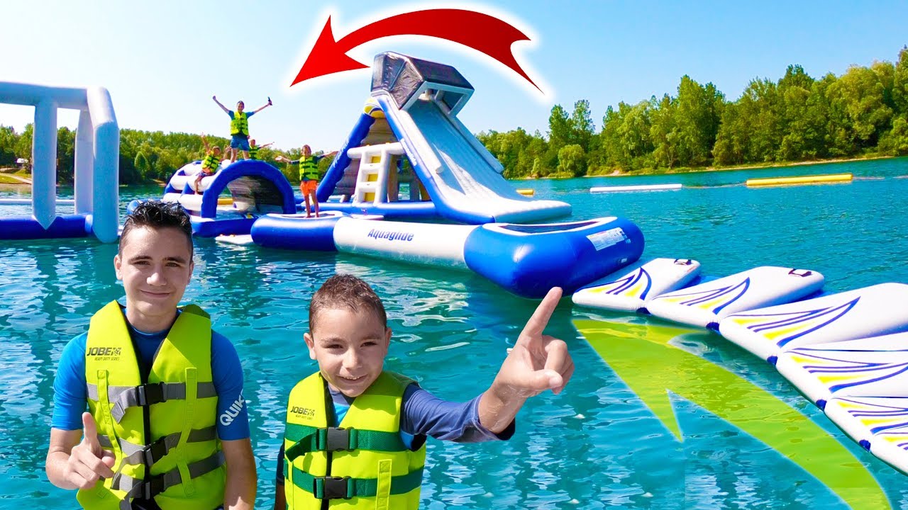 NEW INFLATABLE WATER PARK AQUAPARK BELUGA - 100% Fun Water Park!