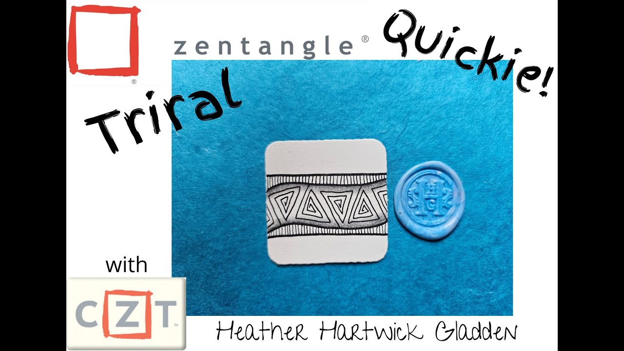 Triral | Zentangle® Quickie
