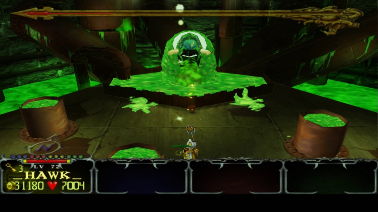 Gauntlet Dark Legacy Sky Dominion Vat of the Plague Fiend Boss Level