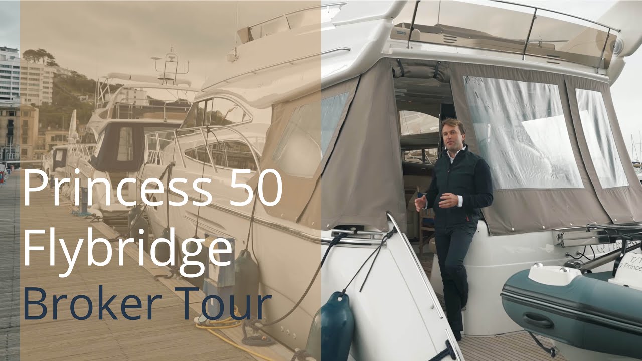 Princess 50 Flybridge Broker Tour | For Sale £279,500 | One Marine Yacht Brokers