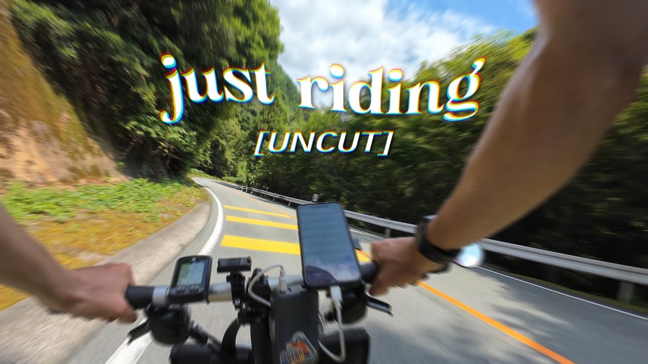 POV descending on a brompton somewhere in mie | 7 mins uncut