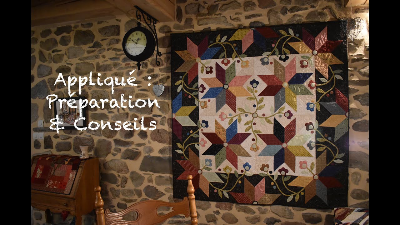Tuto:  Appliqué - outils et conseils:  préparation d’un bloc d’appliqué