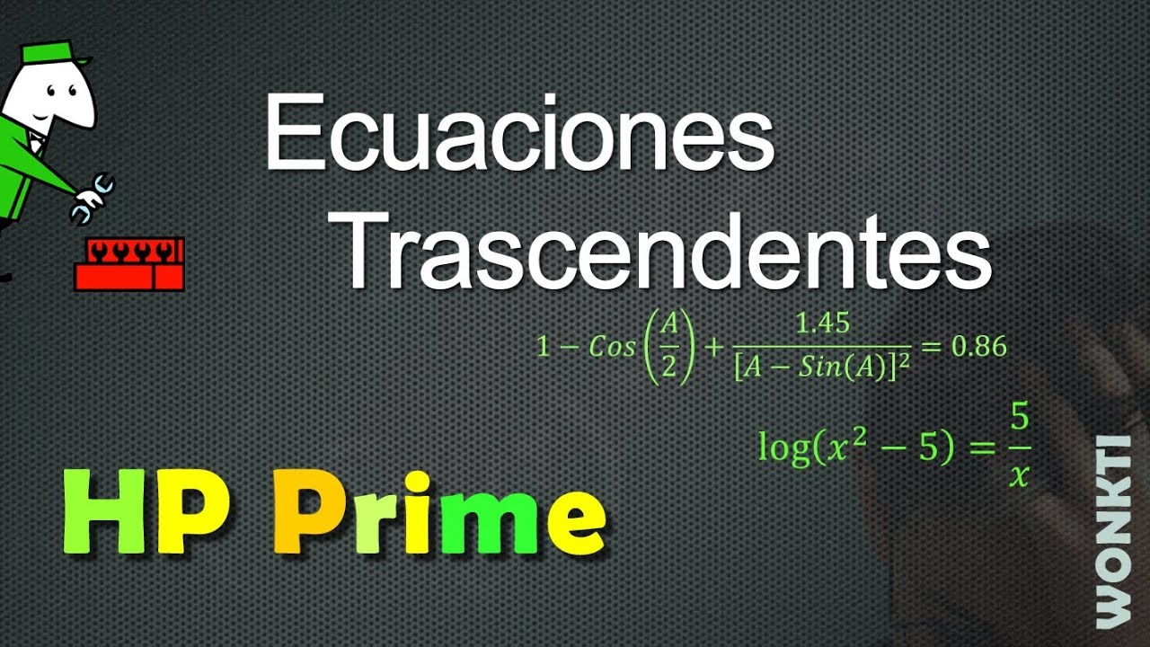 HP Prime Reference: Ecuaciones Trascendentes