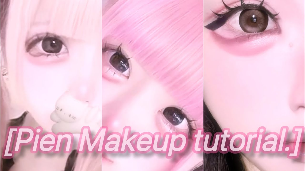 ♡Jirai Kei Pien Makeup tutorial♡ Pt2